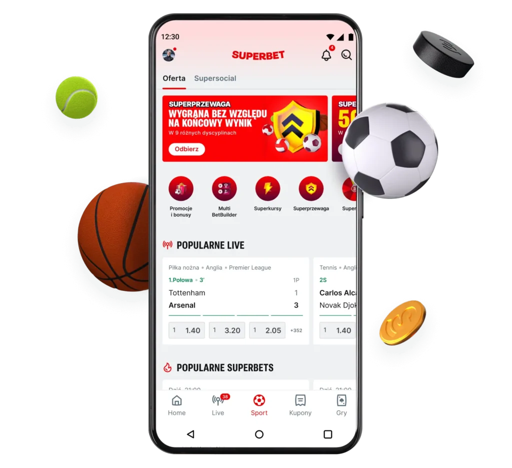 superbet Aplikacja mobilna kasyna online